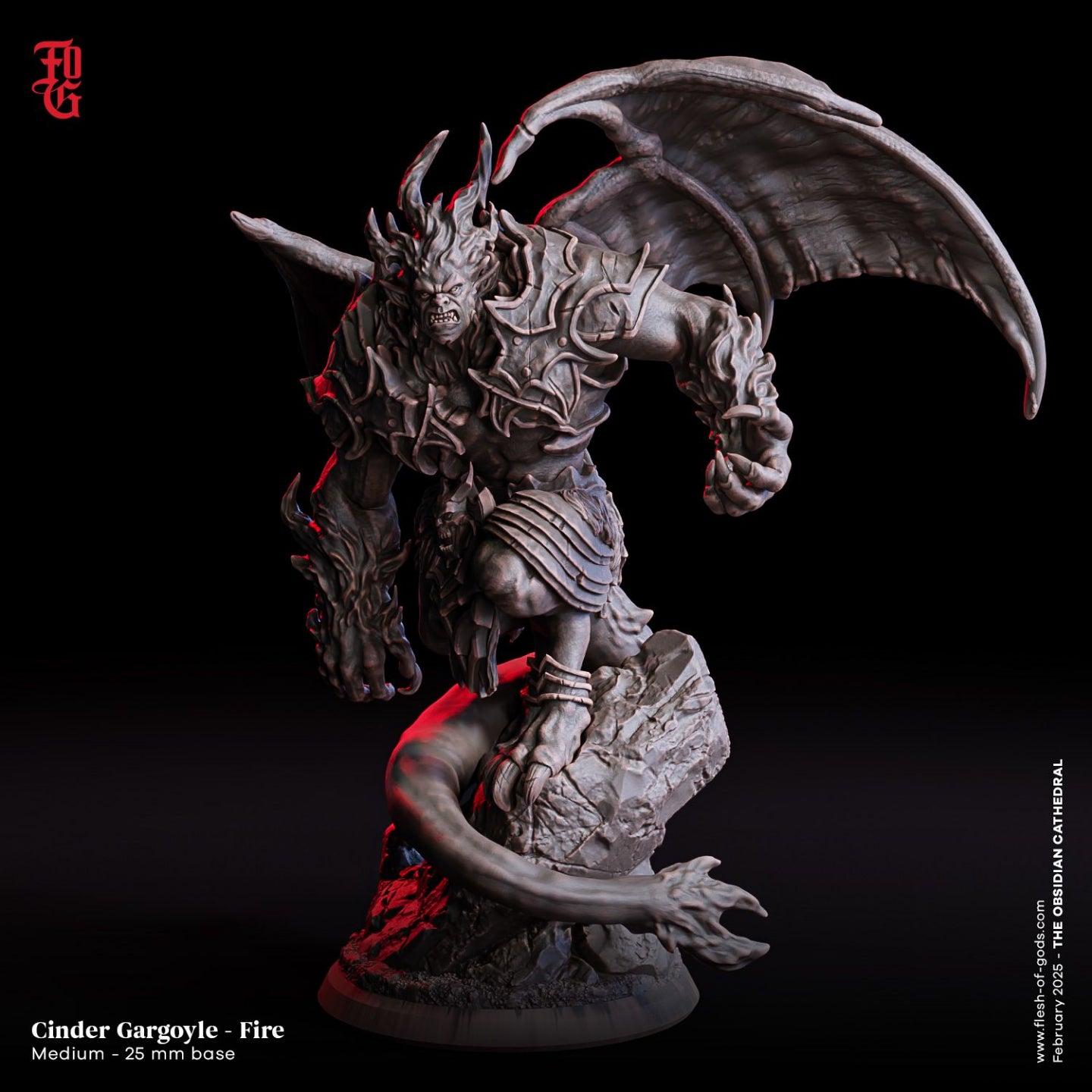 Cinder Gargoyle - Fire