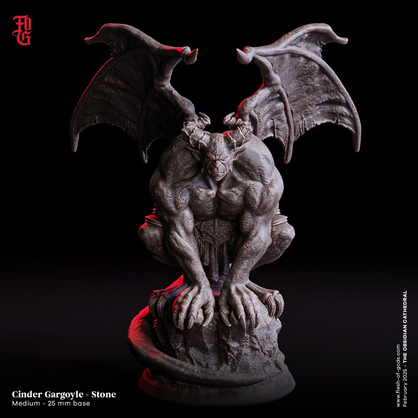Cinder Gargoyle - Stone