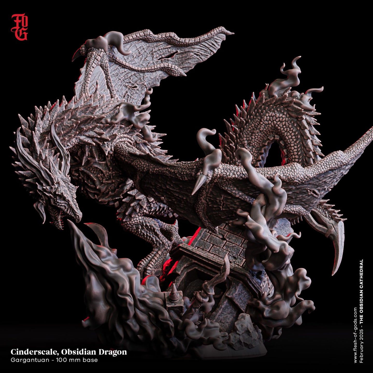 Cinderscale - Obsidian Dragon