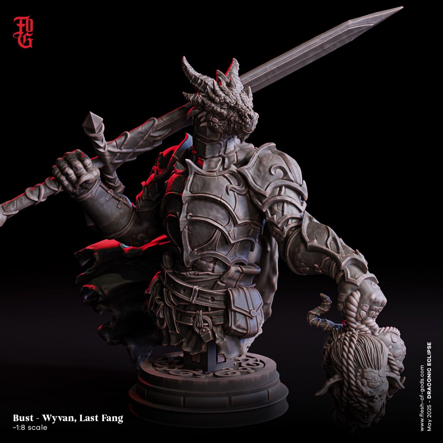 Wyvan, Last Fang - Bust