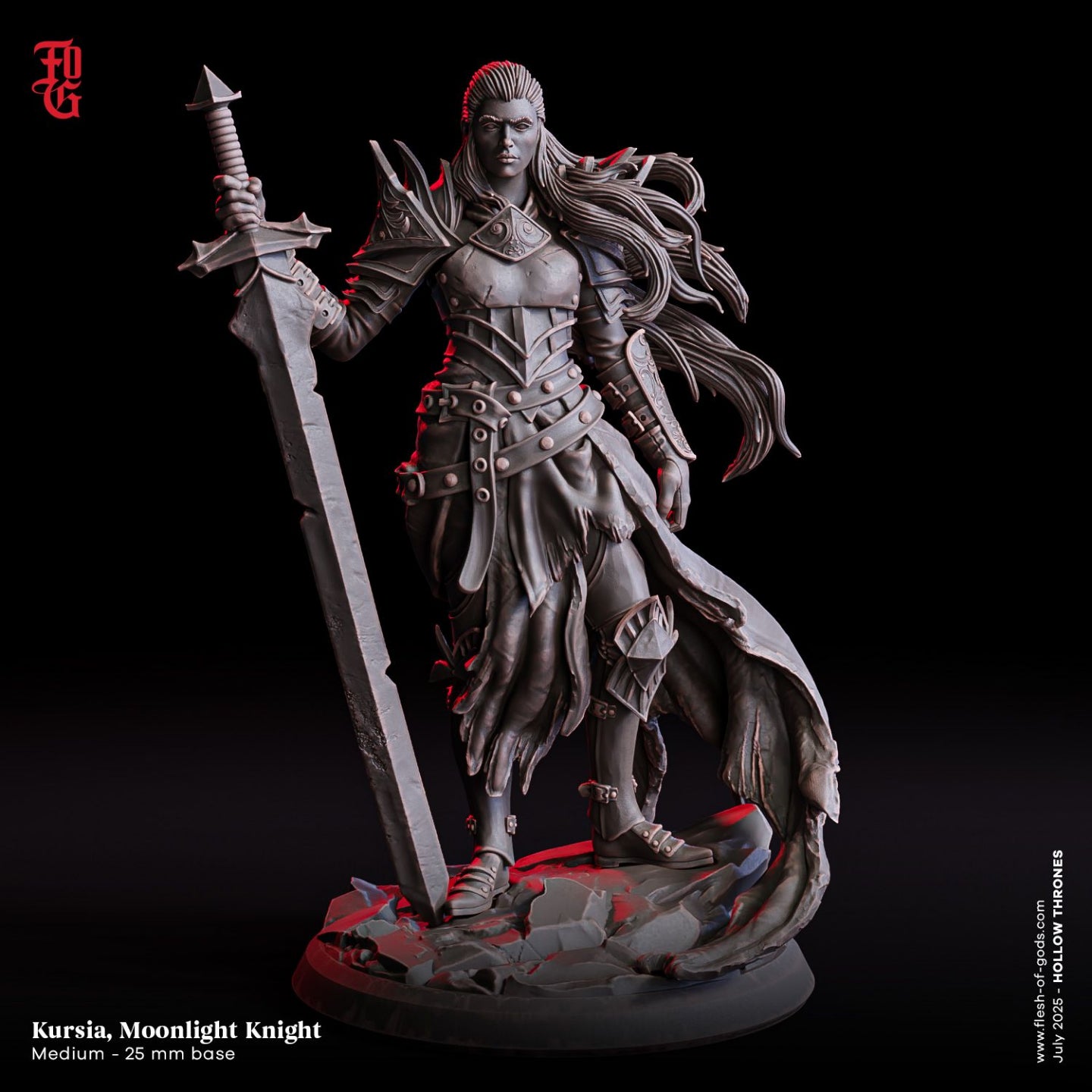 Kursia, Moonlight Knight