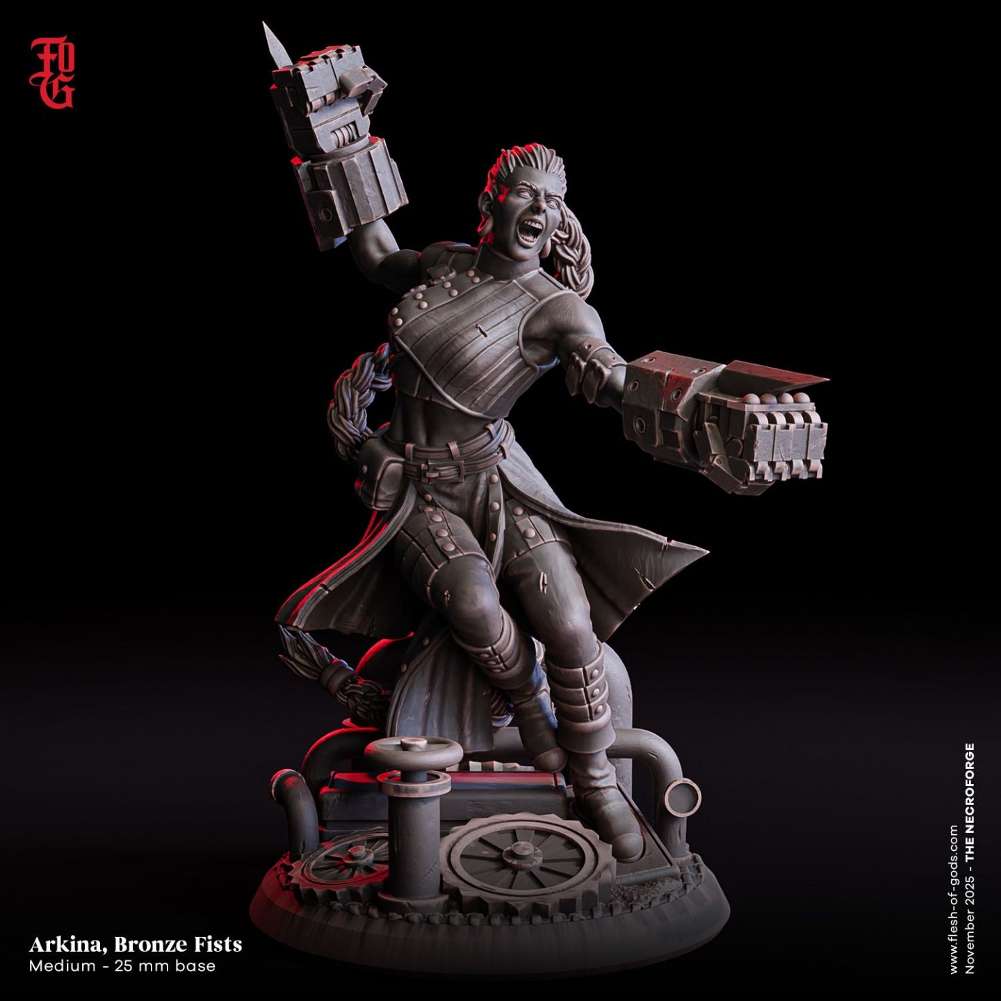 Arkina, Bronze Fists