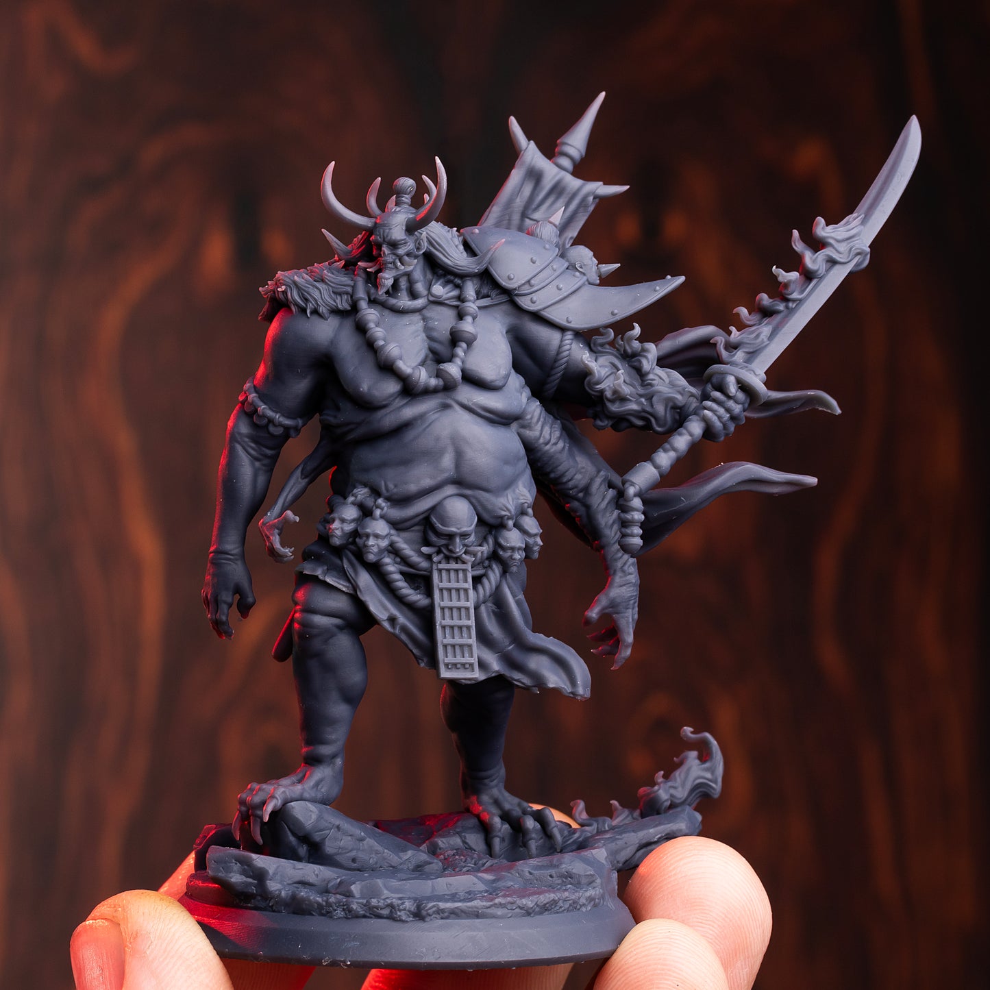 Cinderscar Oni Miniatures | Large  Miniatures | War King Miniatures