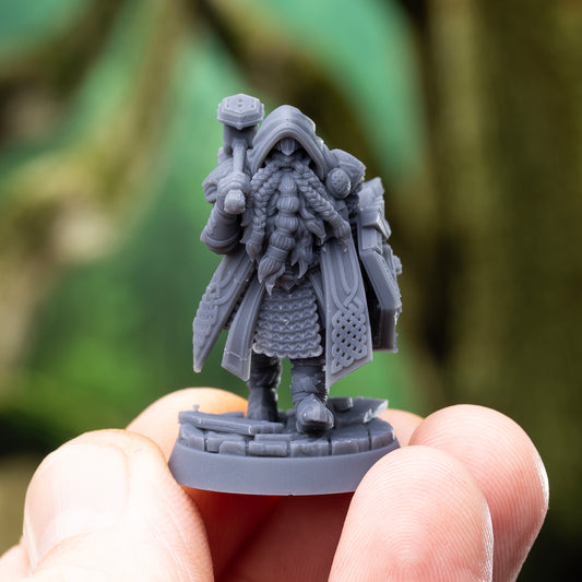 Male Dwarf Cleric - Walking