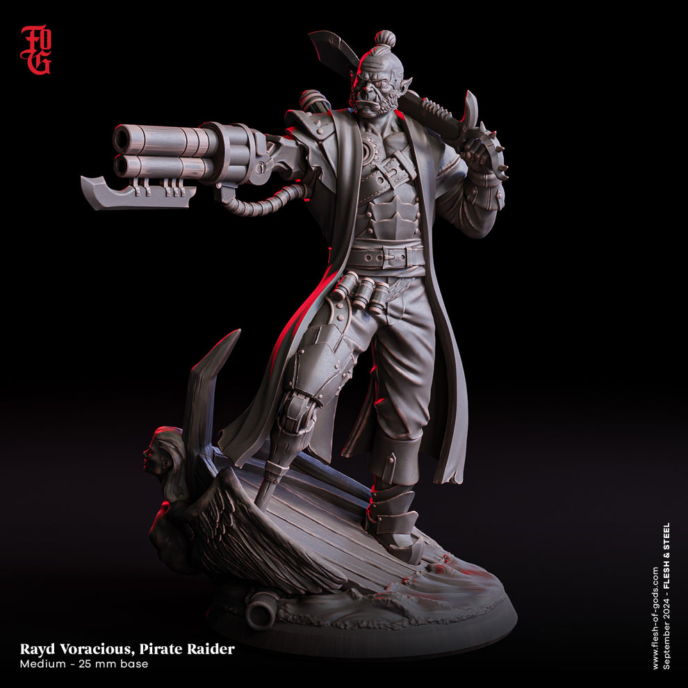 Rayd Voracious - Pirate Raider | War King Miniatures