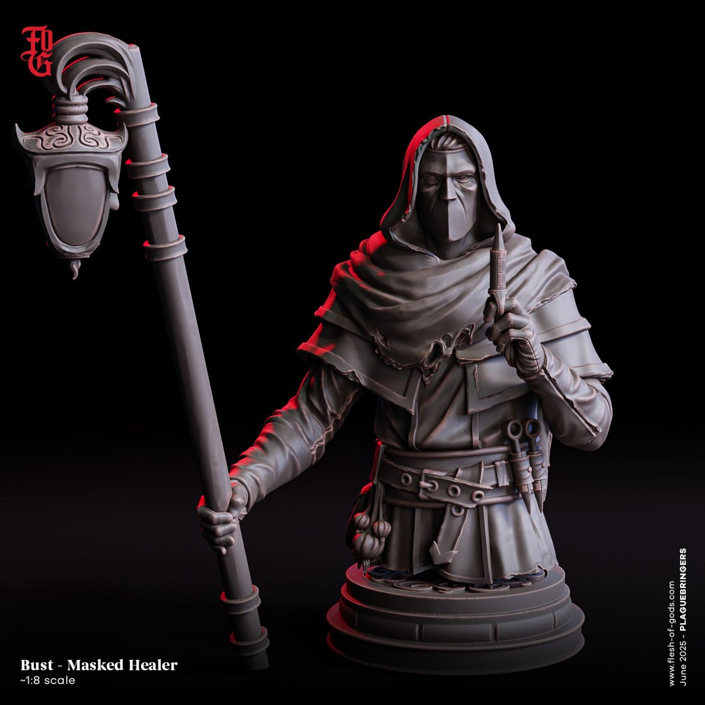 Doctor Ghest Masked Healer - Bust