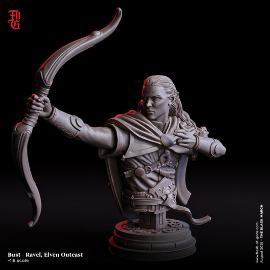 Ravel, Elven Outcast - Bust