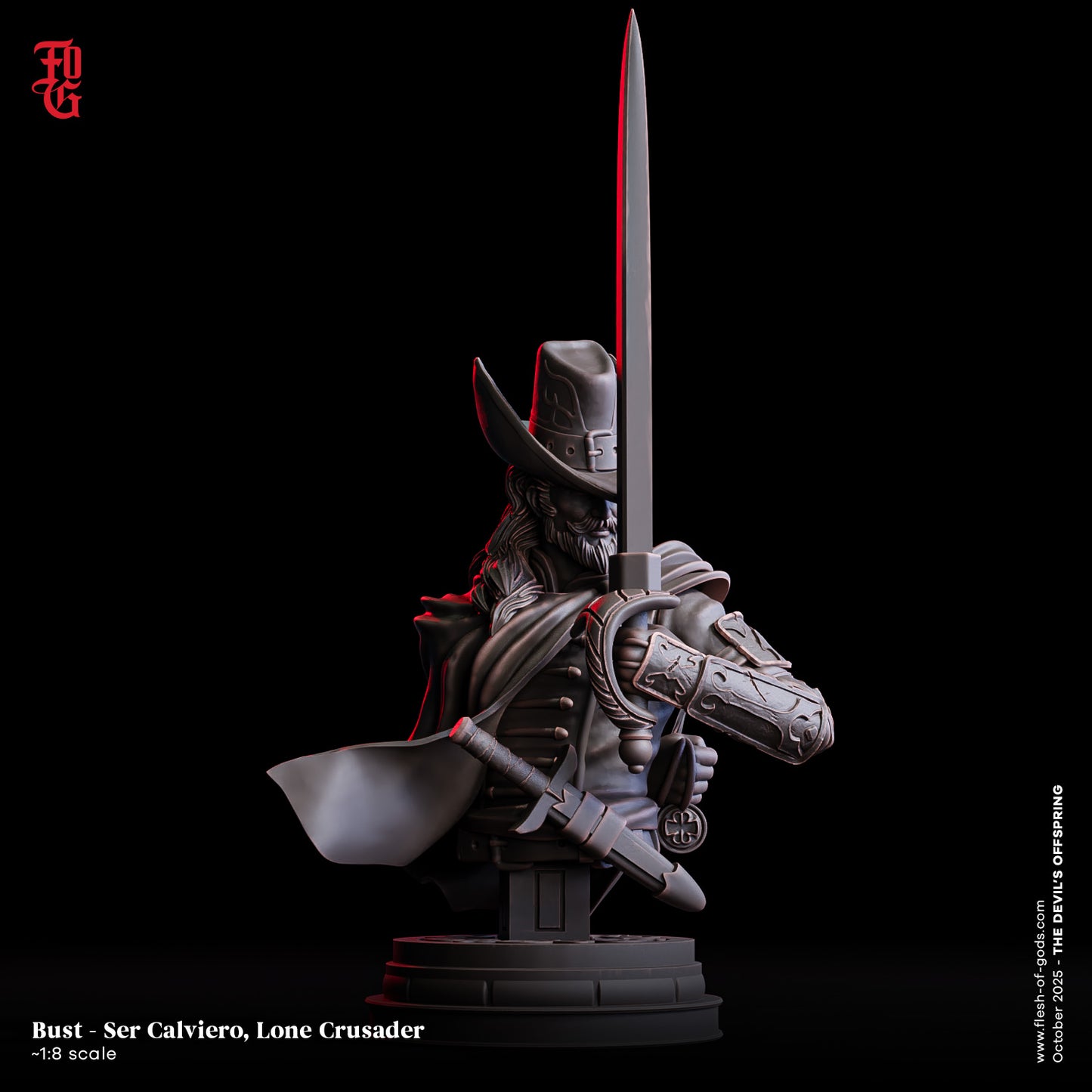 Ser Calviero, Lone Crusader - Bust